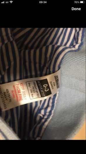 Boys bottoms never worn 0/3 mths