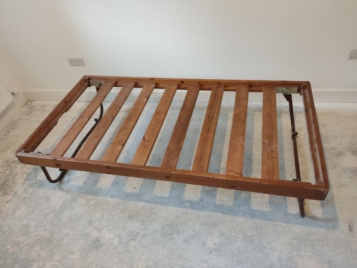 solid bed frame