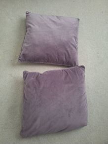Purple Velvet Cushions