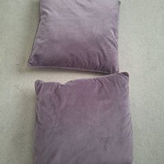 Purple Velvet Cushions