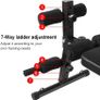 _Arc-Shaped Foldable Weight Bench, Sit Up Bench ab trainer be Used for Abdominal Exercise, Weightlifting, Sit-up and other Indoor Exercise Image 4