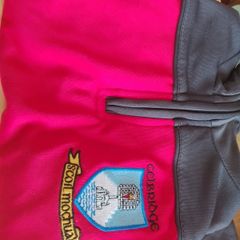 school tracksuit top and t-shirt