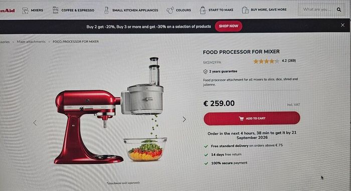 Kitchenaid food processor attachments