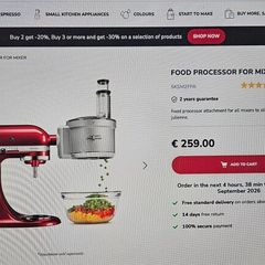 Kitchenaid food processor attachments