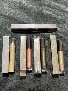 Girlactik Metallic Eyeshadows And Long Wear Gel Eyeliner And Glow On Thr Go Crayon