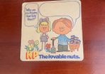KP nuts collectible beer type mat ,