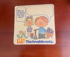 KP nuts collectible beer type mat ,