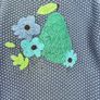 Marks & Spencer knit shirt baby dress with flower detail Sz 18-24 mth Very good condition Image 2