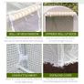 4 x 2 x 2m Walk-in Greenhouse Plant Growth Tent Warm House Gardening Tunnel Outdoor PE cloth Metal Frame Image 2