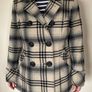 Check Short Coat Jacket Black & Ivory Rocha John Rocha Size 14 Image 3