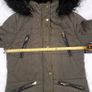 Fluid Khaki Green Faux Fur Hood Puffer Coat 10UK/38EU Image 10