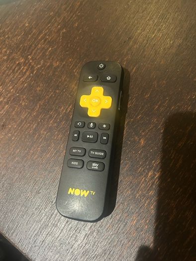 NOW TV Roku Streaming Stick Set Remote + Stick + Plug + Cable
