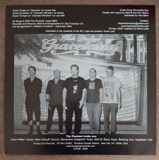 The Phantom Limbs - Random Hymns - White  Vinyl  - Mint
