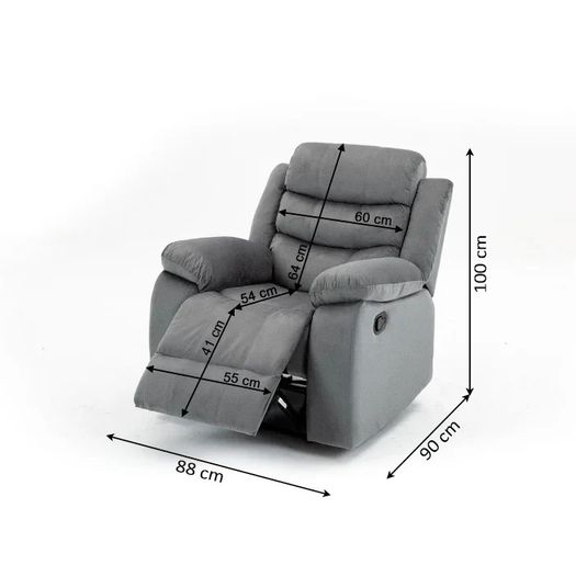 single chair recliner sofa