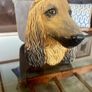 Vintage 20th Century Afghan Hound Chalkware Bust Legend Products Image 9