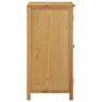 Wardrobe 76x52x105 cm Solid Oak Wood Image 3
