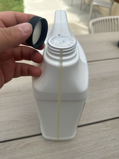 Urine OFF 3.8L never opened