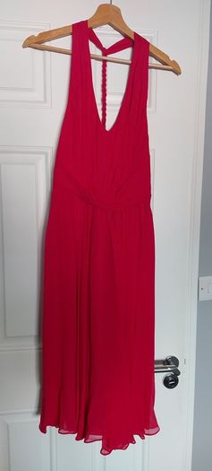 Beautiful Dress, Fuschia, 100% silk, like new, Size 10