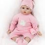 Realistic Reborn Dolls Baby Girl 22inch 55cm Soft Vinyl Silicone Real Life Baby Dolls Looking Newborn Reborn Dolls Toddler Baby Girl Toy Best Xmas Gift (FREE POSTAGE) Image 2