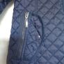 Ladies Navy Quilted Jacket for Sale Image 4