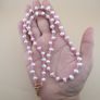 Delicate Pearl & Rose Quartz Necklace Image 9
