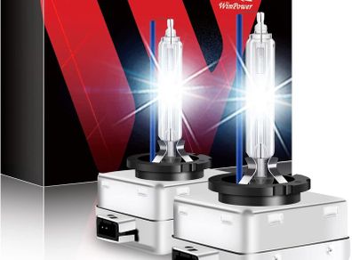 D1S 35W Xenon Headlight Bulb Discharge Lamp 8000K Cool Blue X-treme Car 85V Replace Kit for HID, 2 Pieces