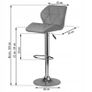 New High Swivel Bar Stools / Adjustable Height / Delivery Image 8