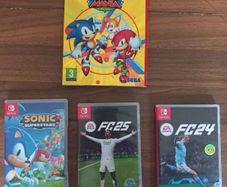 Switch games for sale Sonic and Fc
