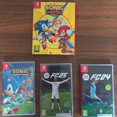 Switch games for sale Sonic and Fc