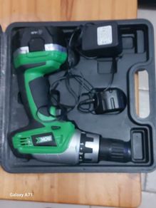 ROK Cordless Drill, Model SKU1114547, in with Battery and charger in Hard Case, and in excellent condition
