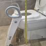 Step-Up Toilet Seat with Ladder White Image 2