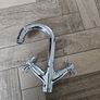 Chrome basin mixer taps Image 9
