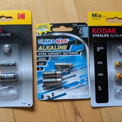 Unused batteries