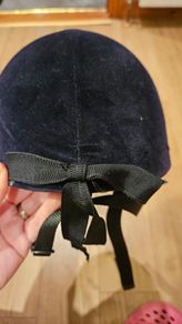 Horse riding velvet Black hat