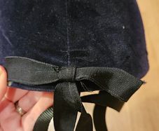 Horse riding velvet Black hat