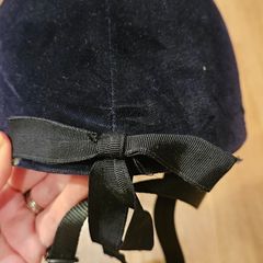 Horse riding velvet Black hat