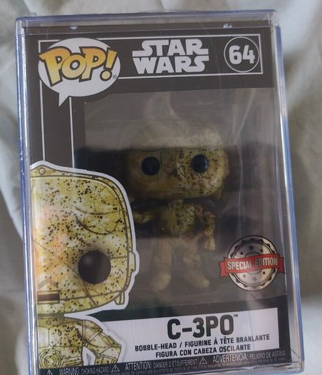Funko C-3PO Star Wars  Art Series inc Hard Case
