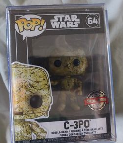 Funko C-3PO Star Wars  Art Series inc Hard Case