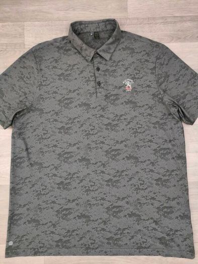 Adidas Golf Patterned Polo Shirt Mens XL