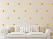 Polka Dot Stickers, Removable Wallpaper, Gold Pattern Decals, Wallpaper decal, Confetti Decals, Nursery Decor, Nursery Decals