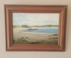 Art - oil on Board. ( Initialed B.B. )