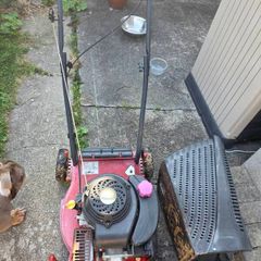 petrol lawnmower