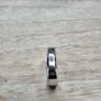 Sterling Silver 925 Sparkling 3-Row CZ Eternity Band Ring Size 17 / Q Image 4