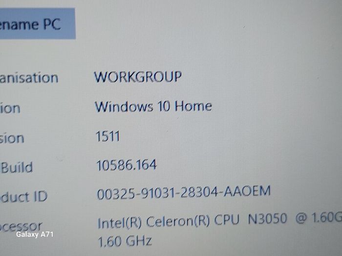 Toshiba Satellite C40-c-10Q, Intel Celeron CPU N3050, 1.6GHz, 2GB Ram, 32GB HDD, Windows 10, Microsoft Edge, Chrome and VLC