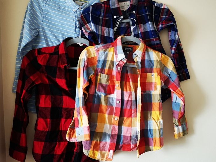 Boys shirts size 8,  128cm