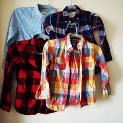 Boys shirts size 8,  128cm