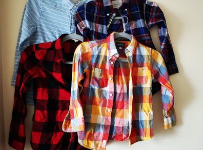 Boys shirts size 8,  128cm