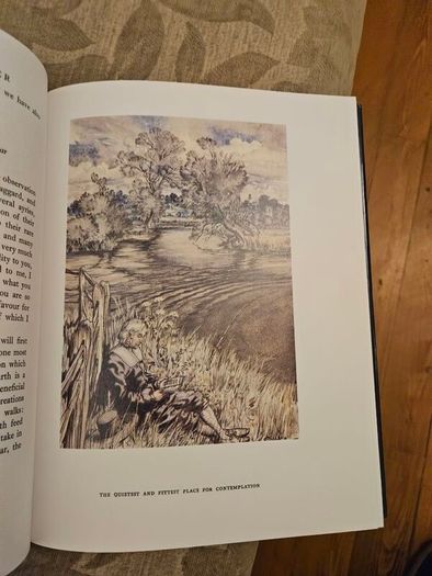 The Complete Angler.  By Isaak Walton. Illustrated By Arthur Rackham.  Large Volume 1963 Hardback With Dustjacket In Very Good Condition. See Photos For Same.