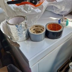 duct tape and foil tape