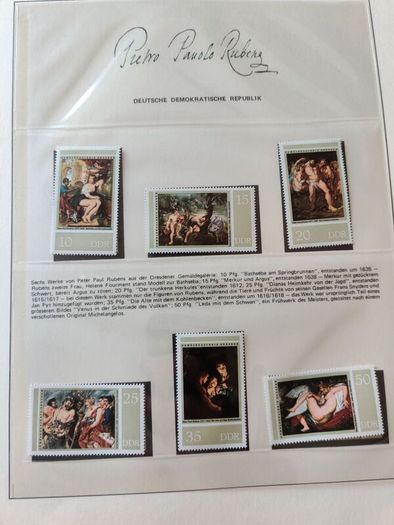 Paul Rubens 55 Pages Stamps Album World Collection